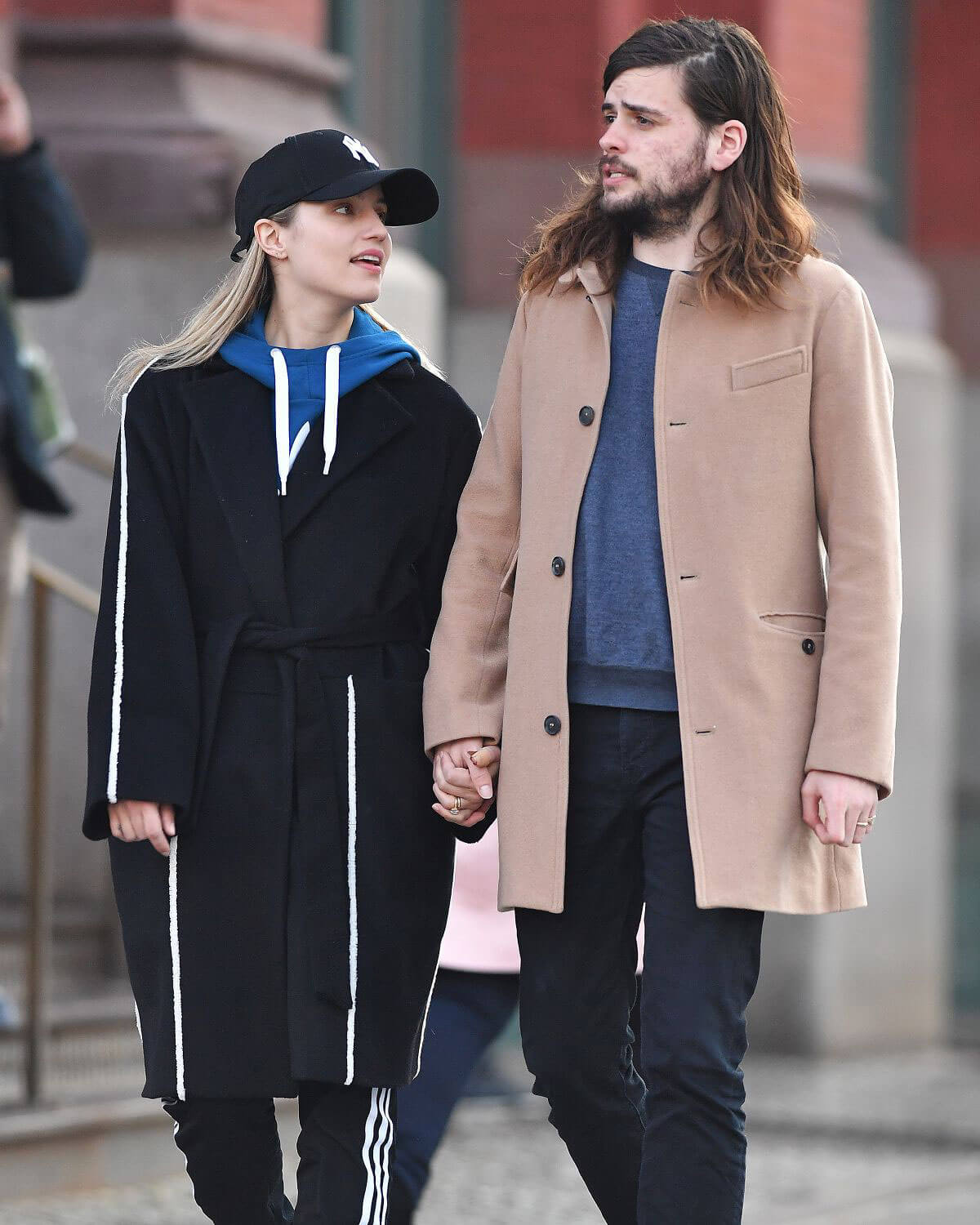 Dianna Agron and Winston Marshall Stills Out in New York