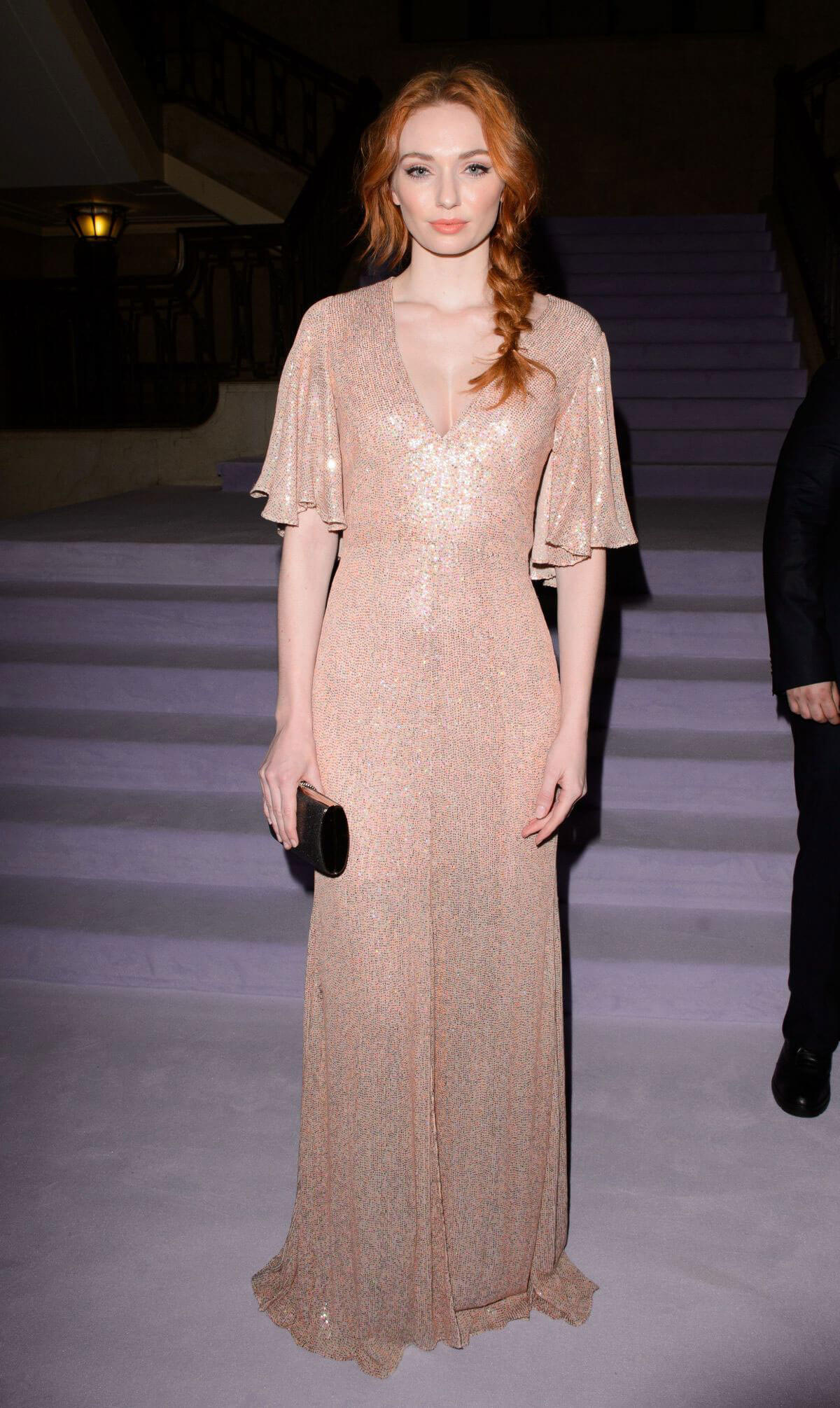 Eleanor Tomlinson Stills at Temperley Fashion Show in London