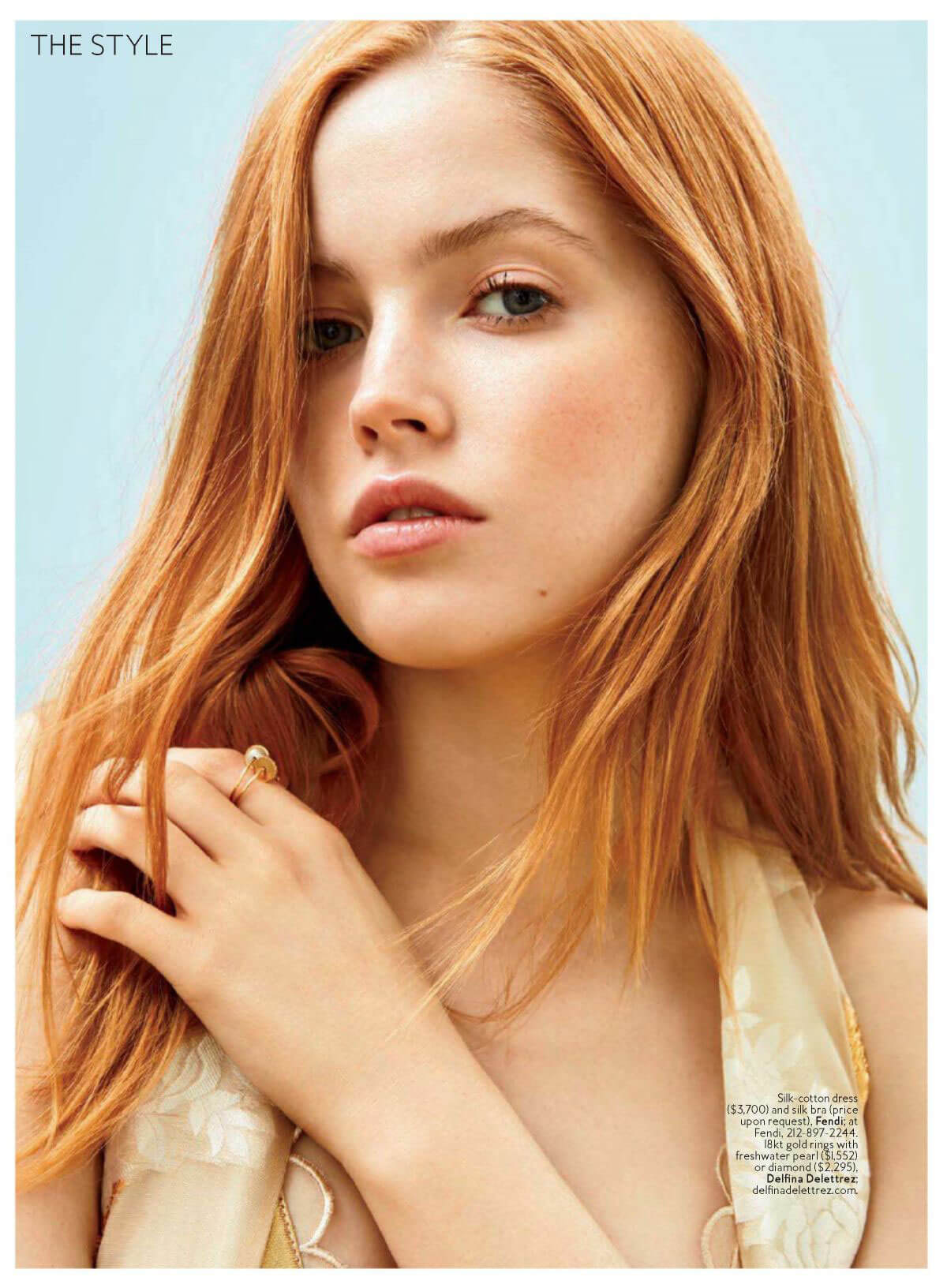 Ellie Bamber in Instyle Magazine, March 2017 Issue