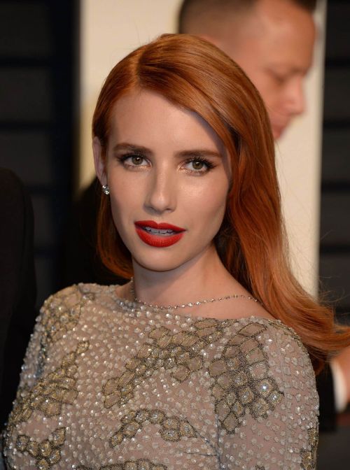 Emma Roberts Stills at 2017 Vanity Fair Oscar Party in Beverly Hills 2