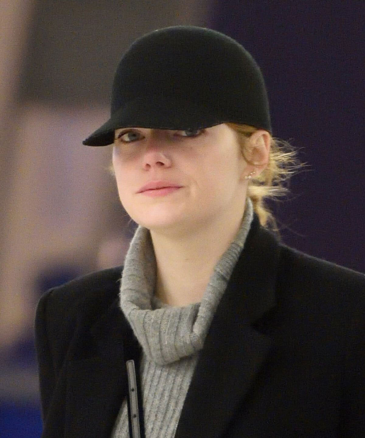 Emma Stone at JFK Airport in New York