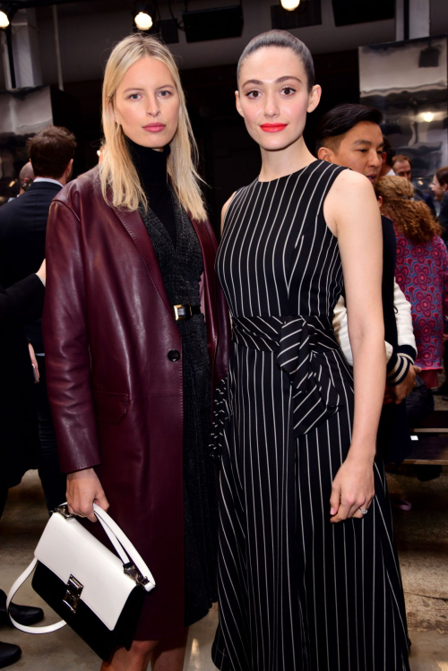 Emmy Rossum at Carolina Herrera Fashion Show in New York 4