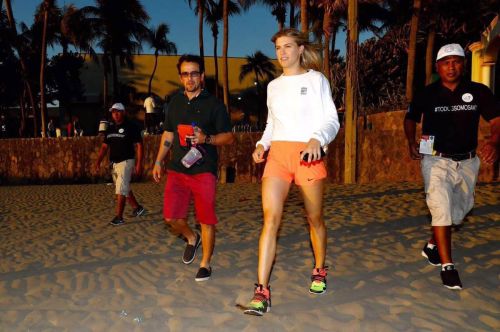 Eugenie Bouchard Stills on the Set of a Photoshoot at a Beach in Acapulco 3