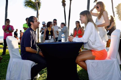 Eugenie Bouchard Stills on the Set of a Photoshoot at a Beach in Acapulco 7