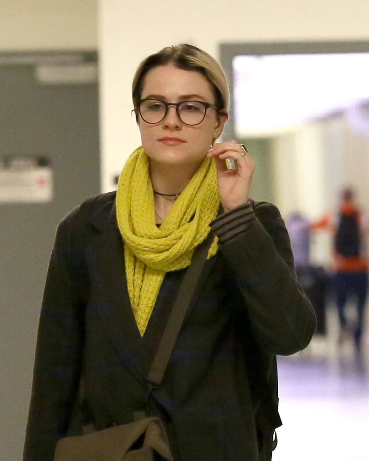 Evan Rachel Wood Stills at Lax Airport In Los Angeles