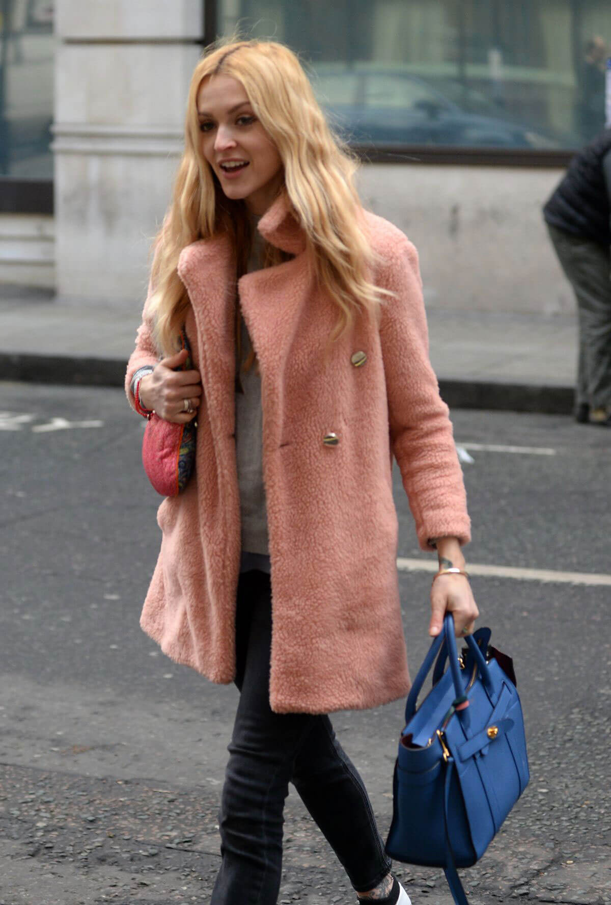 Fearne Cotton Stills Arrives at BBC Radio 2 in London