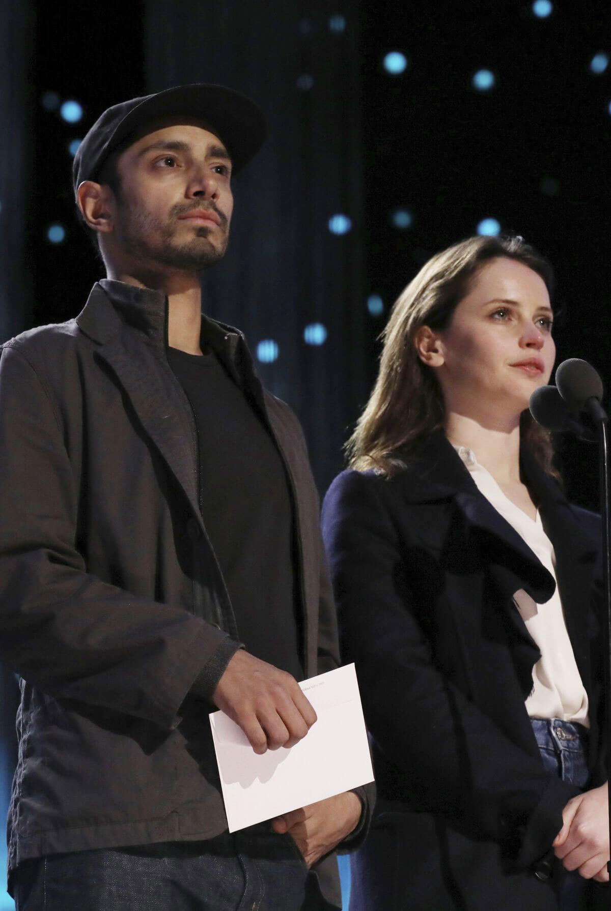 Felicity Jones Stills at Rehearsals for the 89th Annual Academy Awards in Hollywood