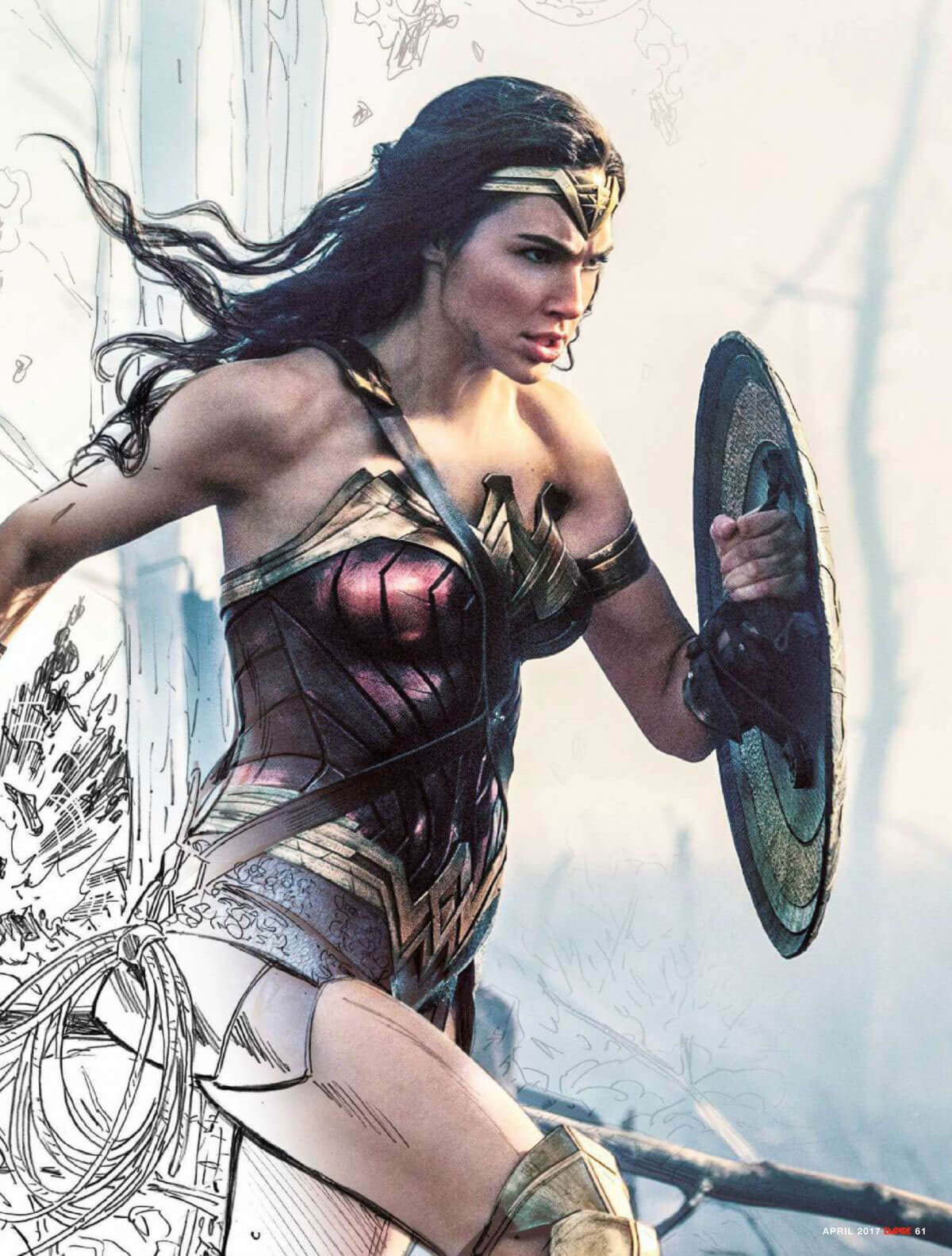 Gal Gadot as Wonder Woman in Empire Magazine Photoshoot UK April 2017