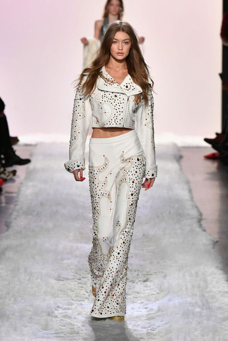 Gigi Hadid at Jeremy Scott Fashion Show at New York Fashion Week