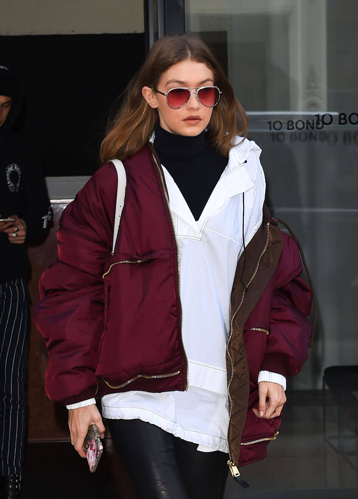 Gigi Hadid Stills Leavies Her Apartment in New York