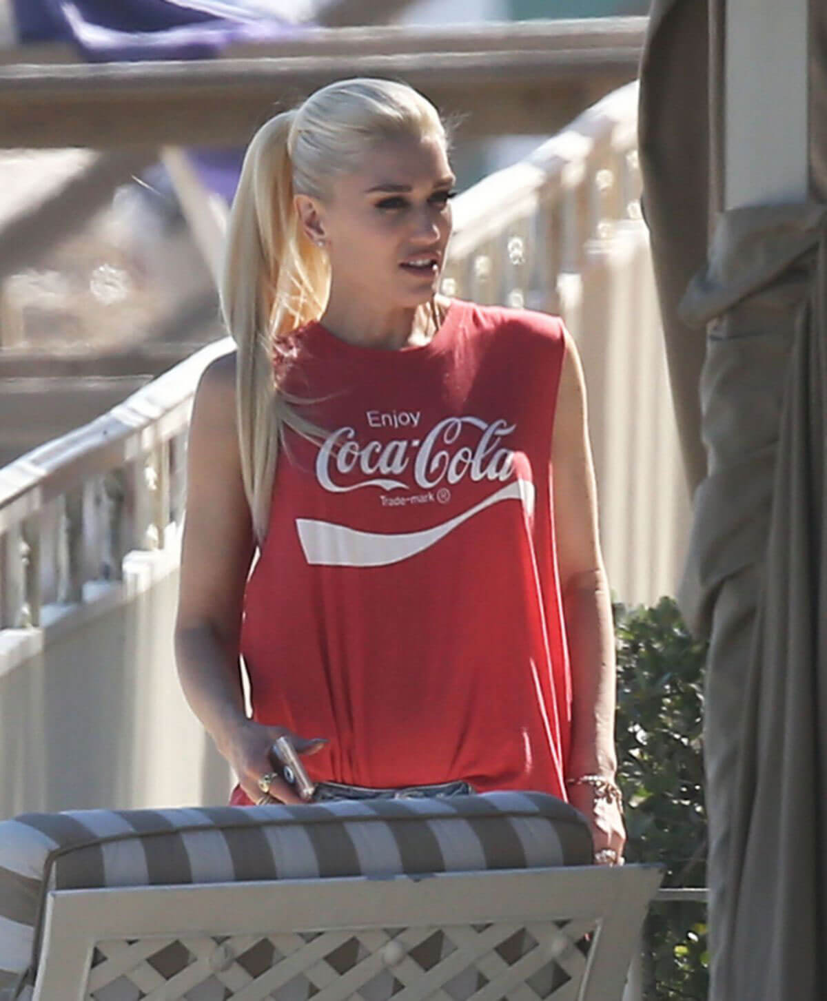 Gwen Stefani Stills at a Hotel in Palm Beach