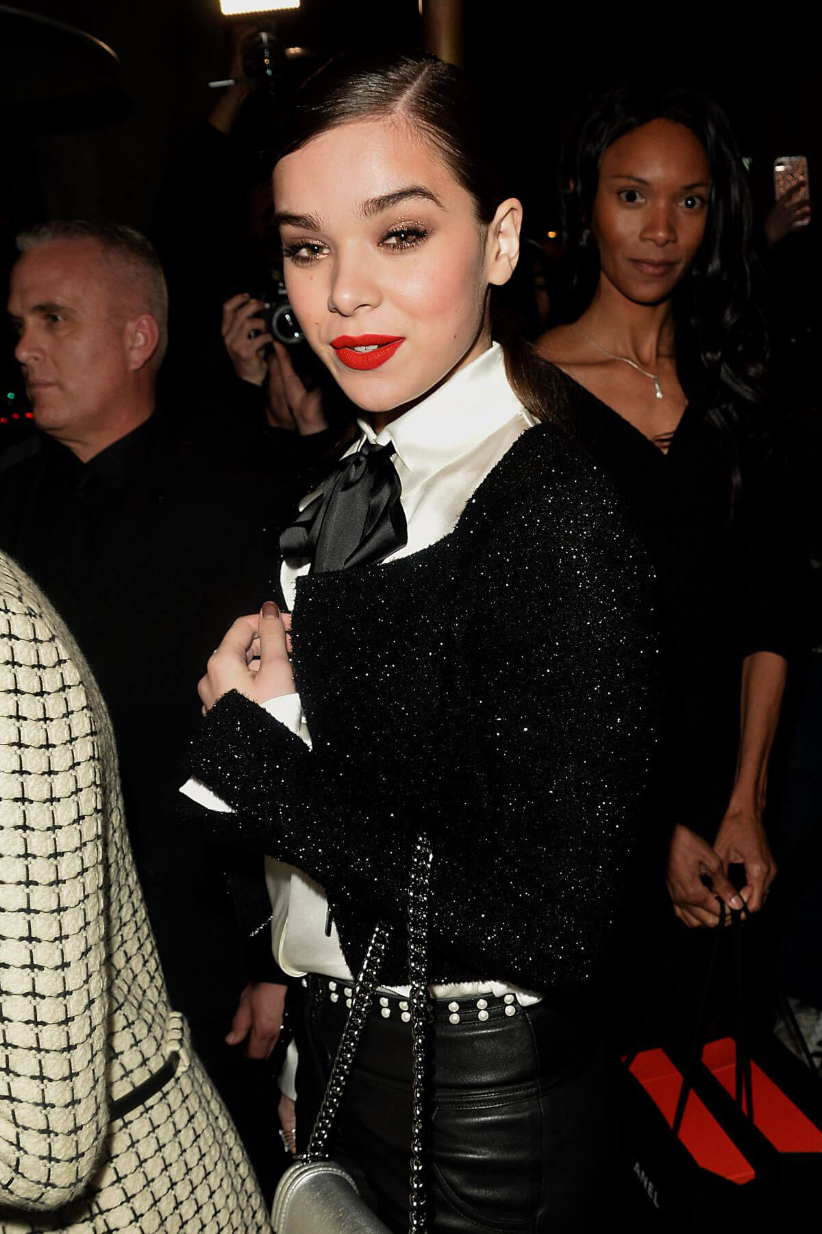 Hailee Steinfeld Stills Leaves Charles Finch and Chanel Pre Oscar Awards Dinner