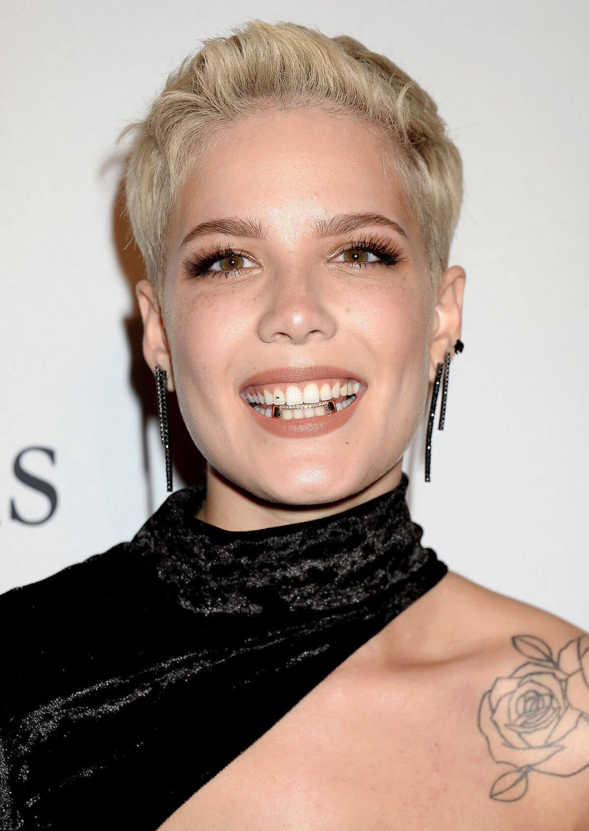 Halsey Stills at Clive Davis Pre-grammy Party in Los Angeles