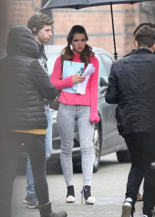 Helen Flanagan Stills on the Set of Coronation Street in Manchester 1