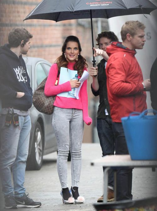 Helen Flanagan Stills on the Set of Coronation Street in Manchester 2