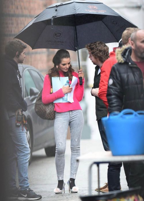 Helen Flanagan Stills on the Set of Coronation Street in Manchester 4