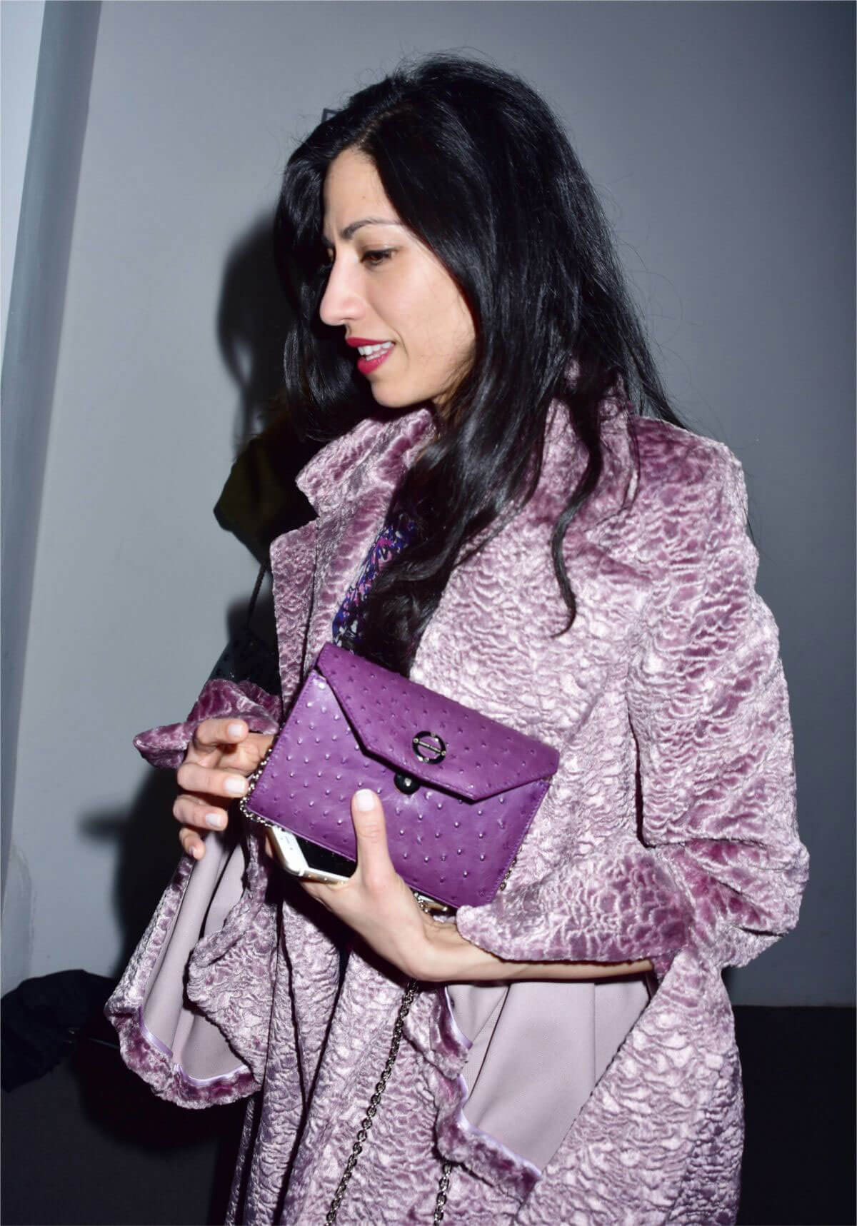 Huma Abedin Arrives at Prabal Gurung Fashion Show at New York Fashion Week