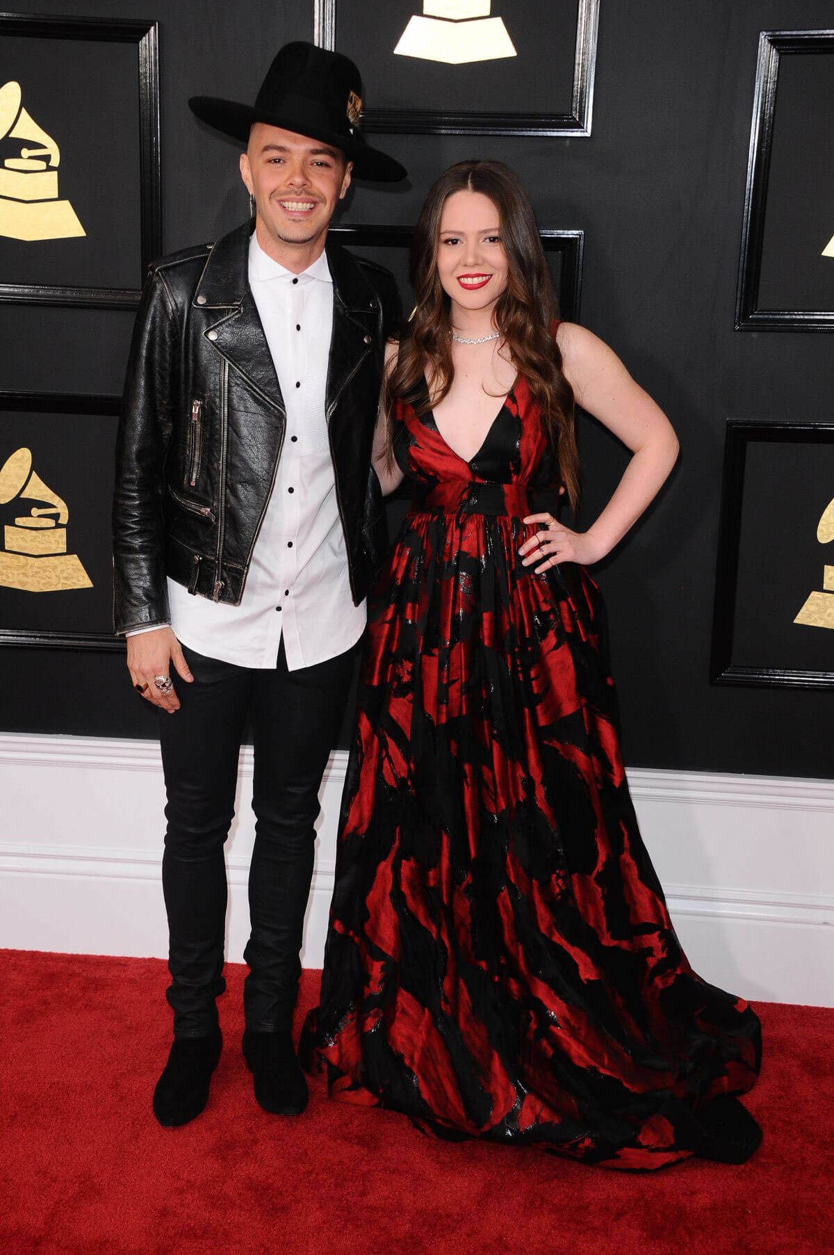 Joy Huerta at 59th Annual Grammy Awards in Los Angeles