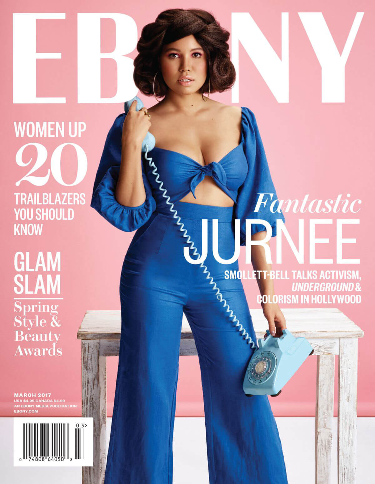 Jurnee Smollett-Bell Stills for Ebony Magazine Photoshoot March 2017