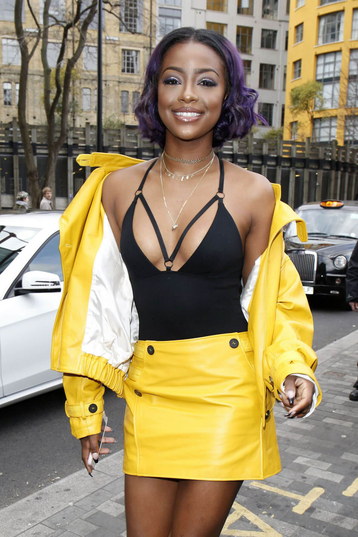 Justine Skye Stills at Topshop Unique Show in London