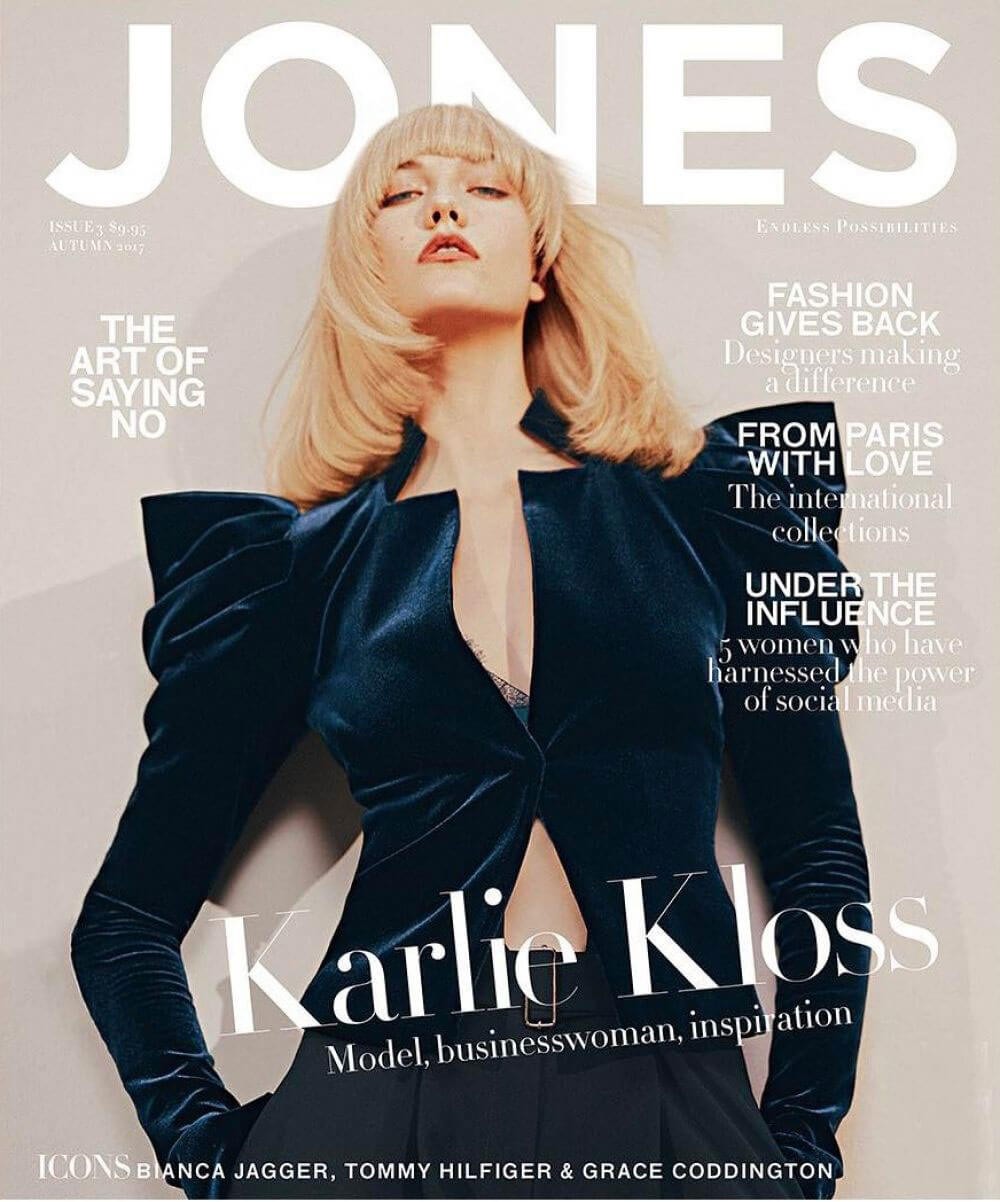 Karlie Kloss Stills in Jones Magazine Autumn 2017