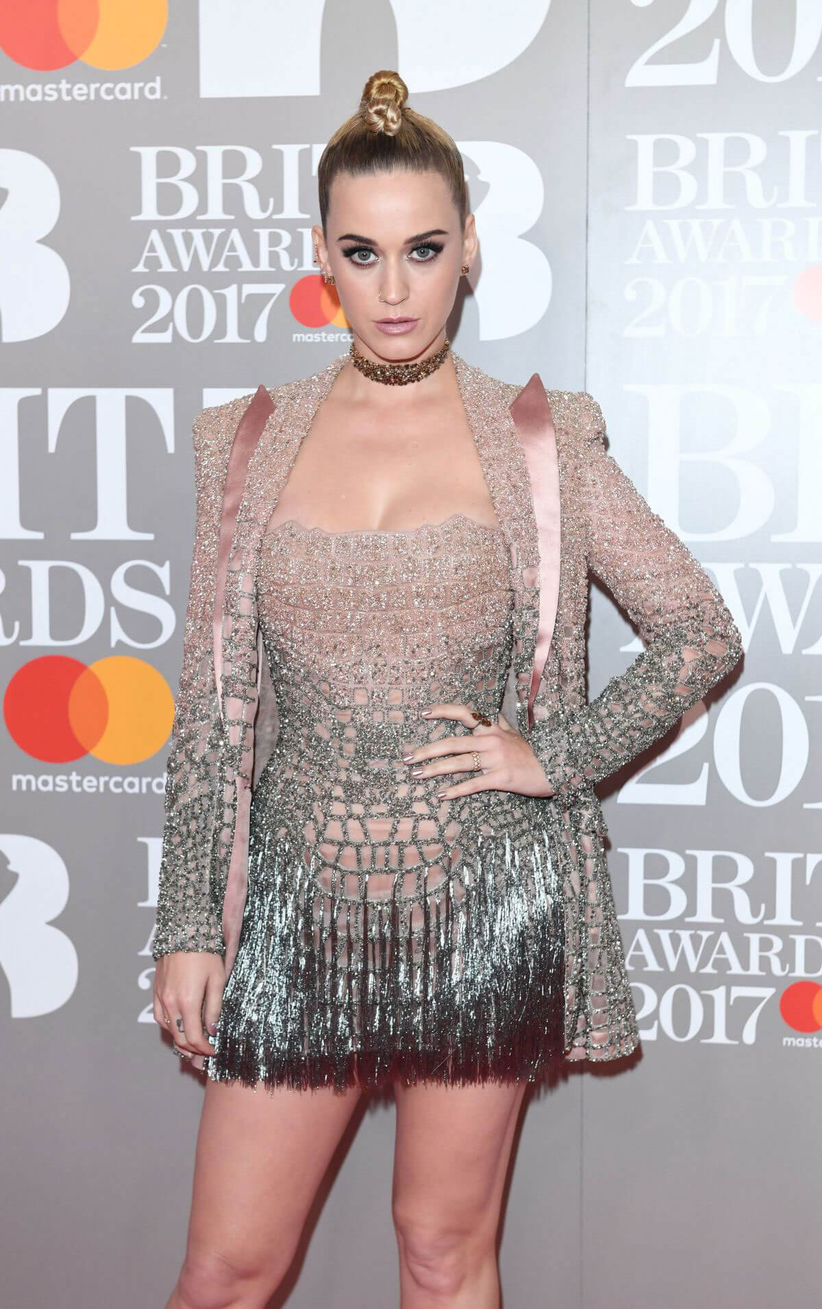 Katy Perry Stills at Brit Awards 2017 in London