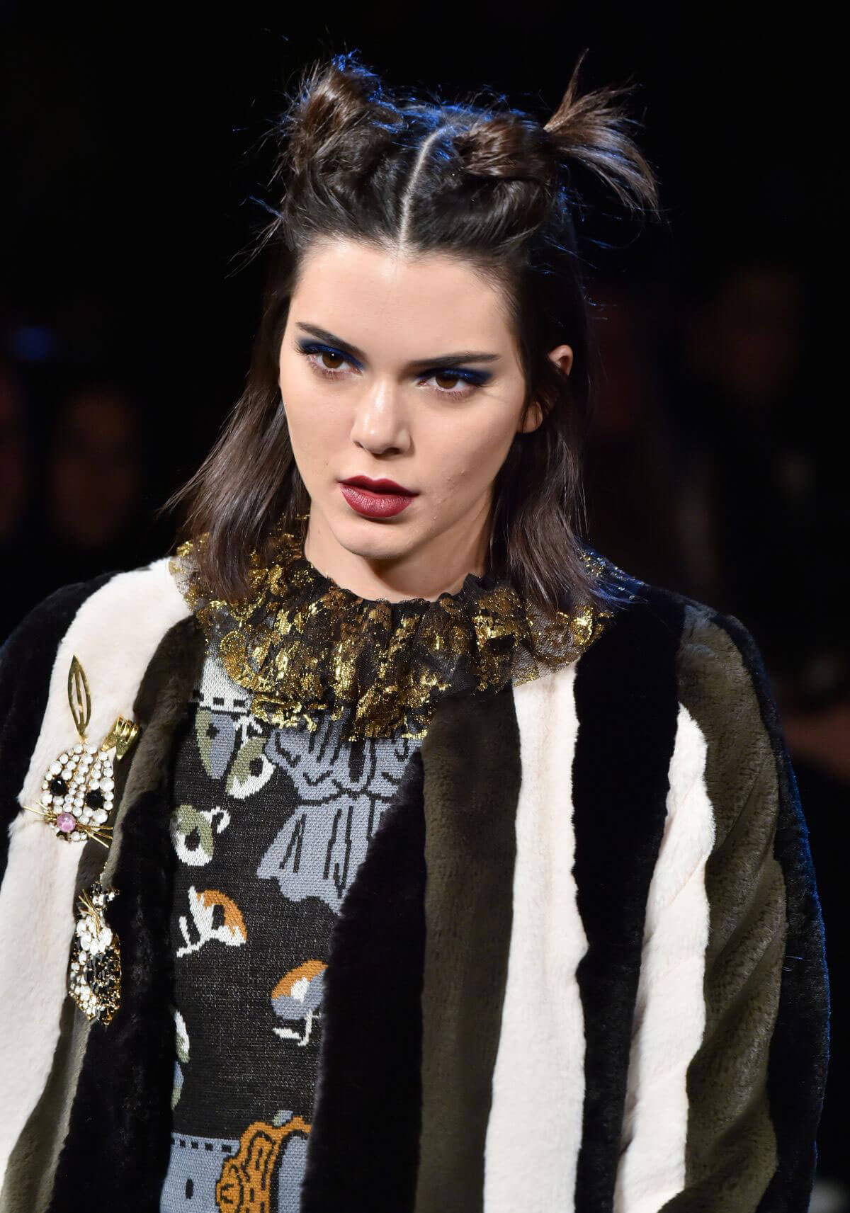 Kendall Jenner Stills at Anna Sui Fashion Show in New York