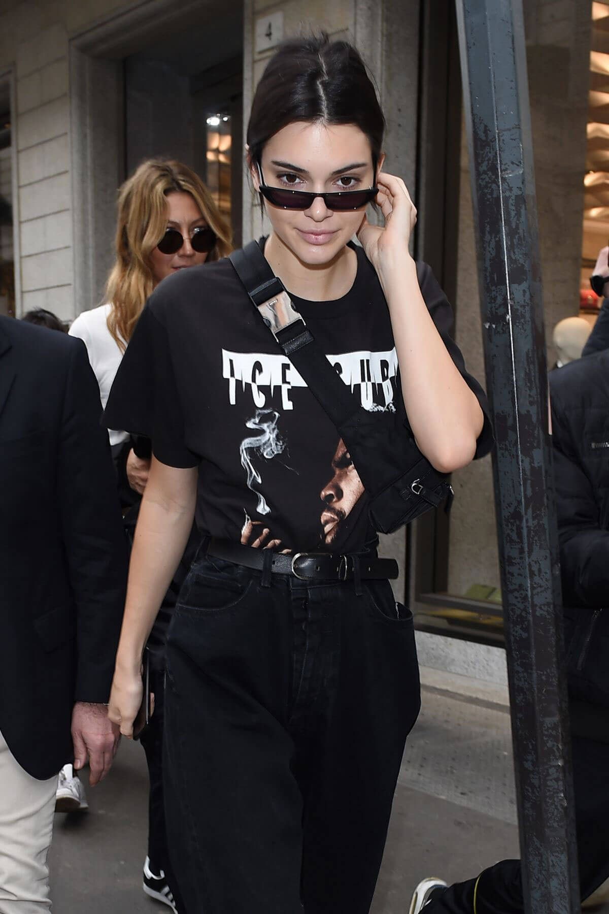 Kendall Jenner Stills Leves Her Hotel in Milan