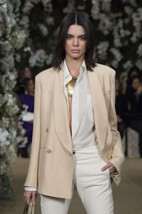 Kendall Jenner Stills at Ralph Lauren Fall 2017 Fashion Show in New York