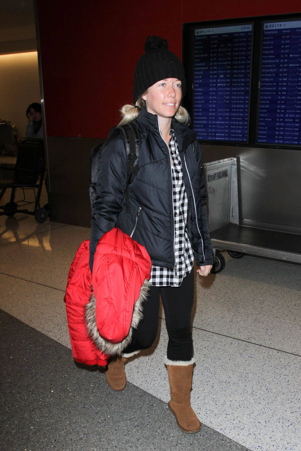 Kendra Wilkinson at LAX Airport in Los Angeles