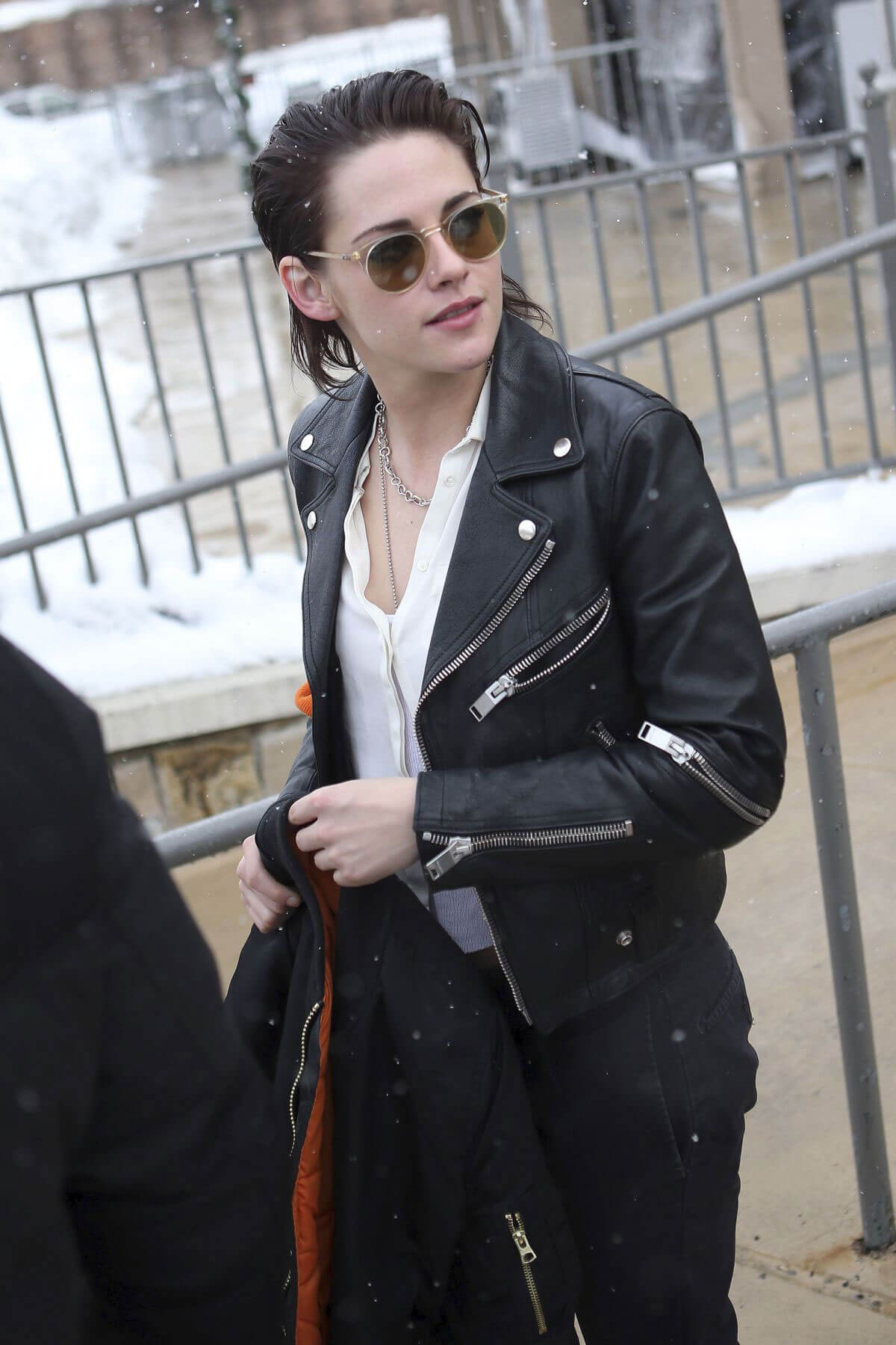 Kristen Stewart Out and About in Park City