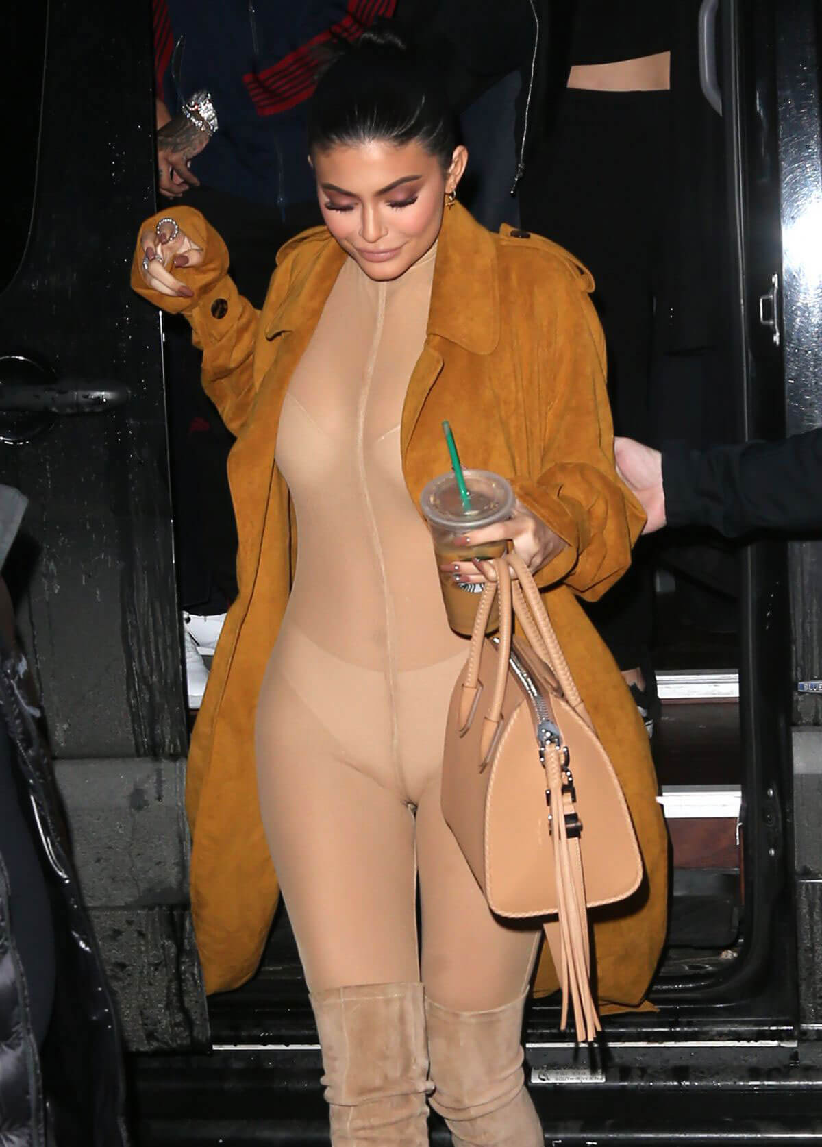 Kylie Jenner Stills at Her Pop Up Shop Opening in New York