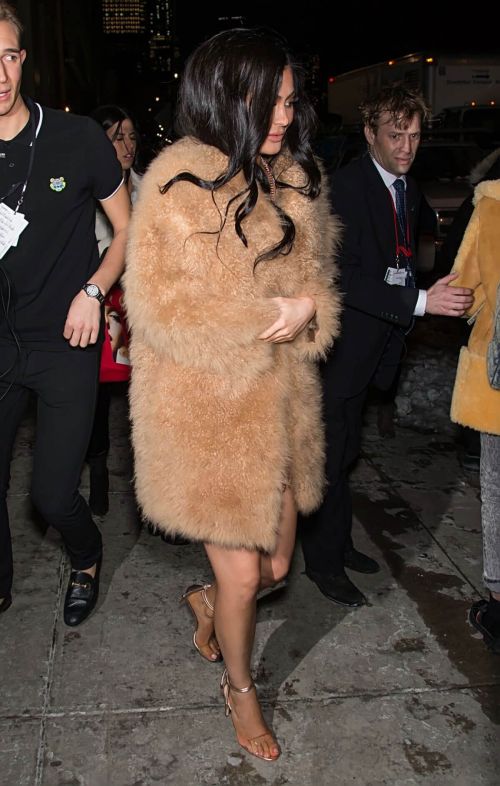 Kylie Jenner Stills Leaves Jeremy Scott Fashion Show 10