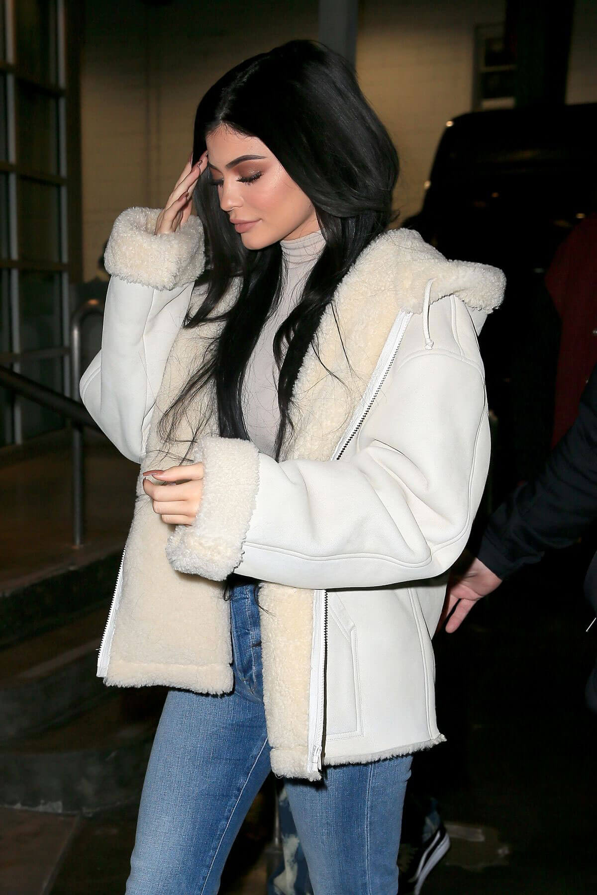 Kylie Jenner Stills Leaves Yeezy Fashion Show in New York