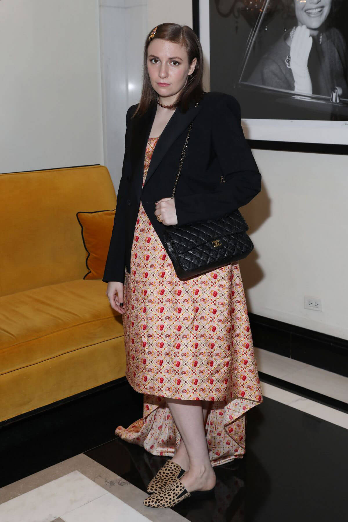 Lena Dunham at Instyle March Issue Party in New York