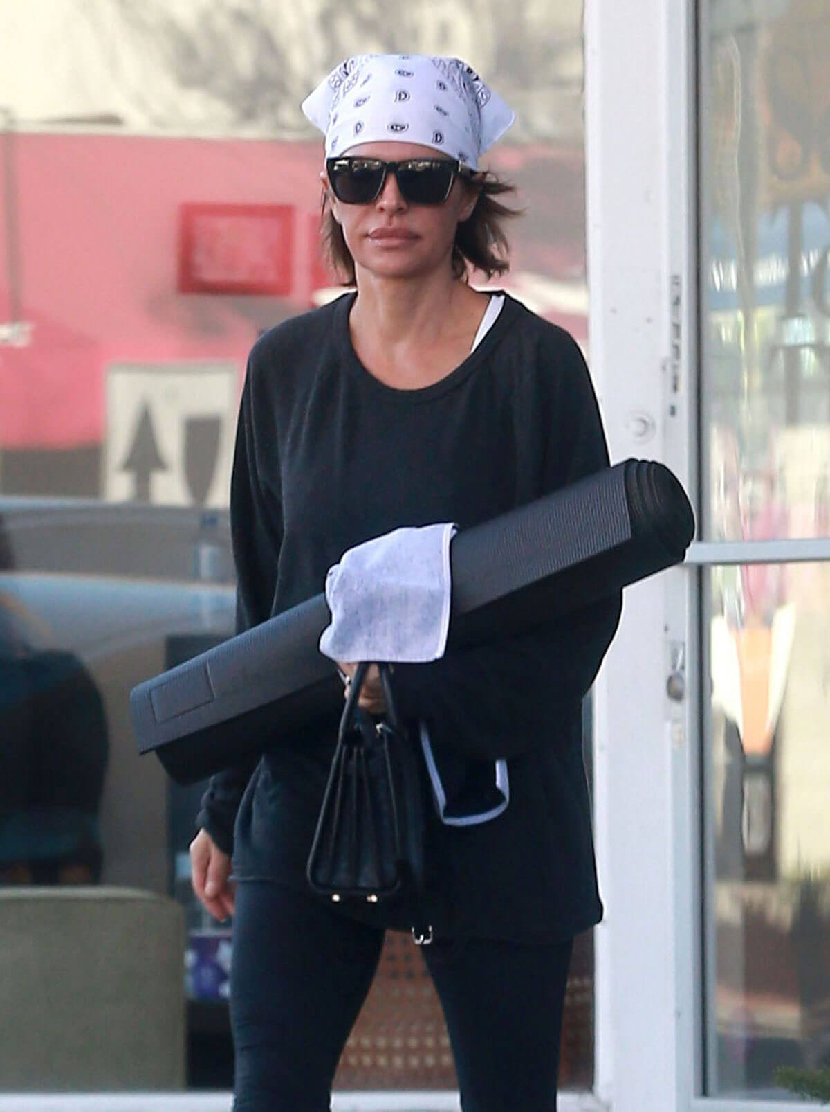 Lisa Rinna Leaves a Yoga Class in Studio City