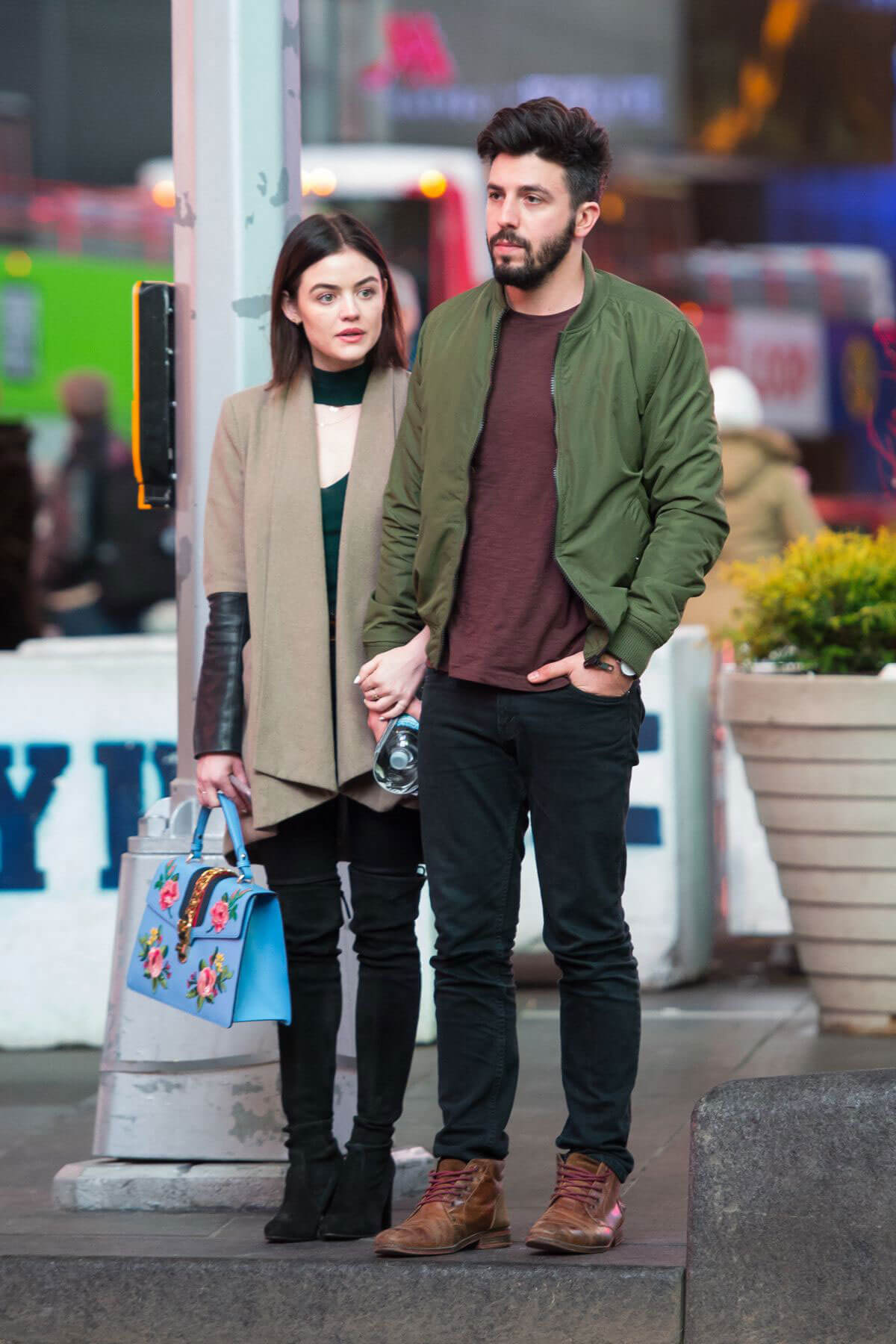 Lucy Hale and Anthony Kalabretta Out in New York City