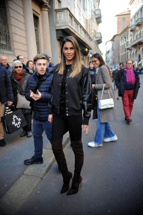 Melissa Satta Stills at a Fashion Show in Milan 2