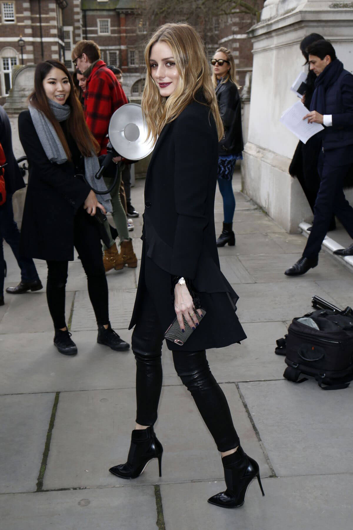 Olivia Palermo Stills at Christopher Kane Fashion Show at LFW in London