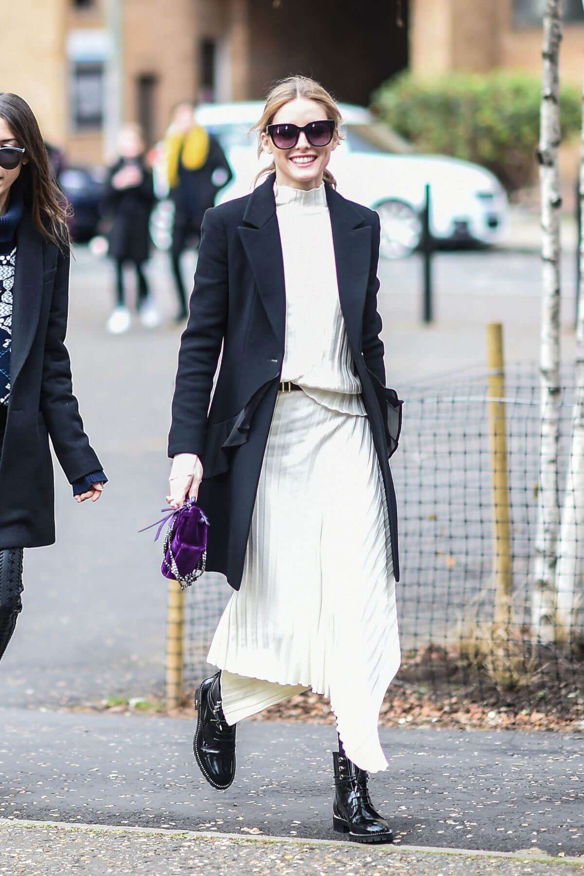 Olivia Palermo Stills Out and About in London