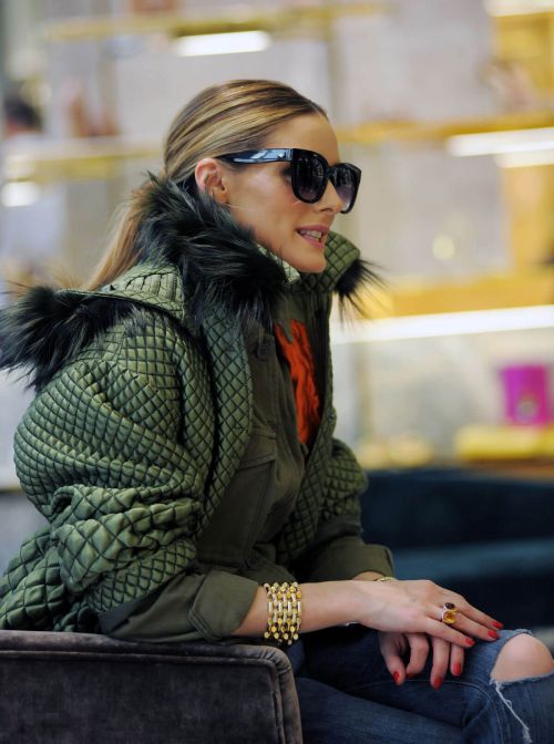 Olivia Palermo Stills Out Shopping in Milan 14