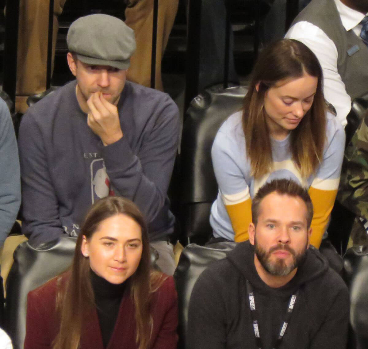 Olivia Wilde at Brooklyn Nets vs. Golden State Warriors Match in New York