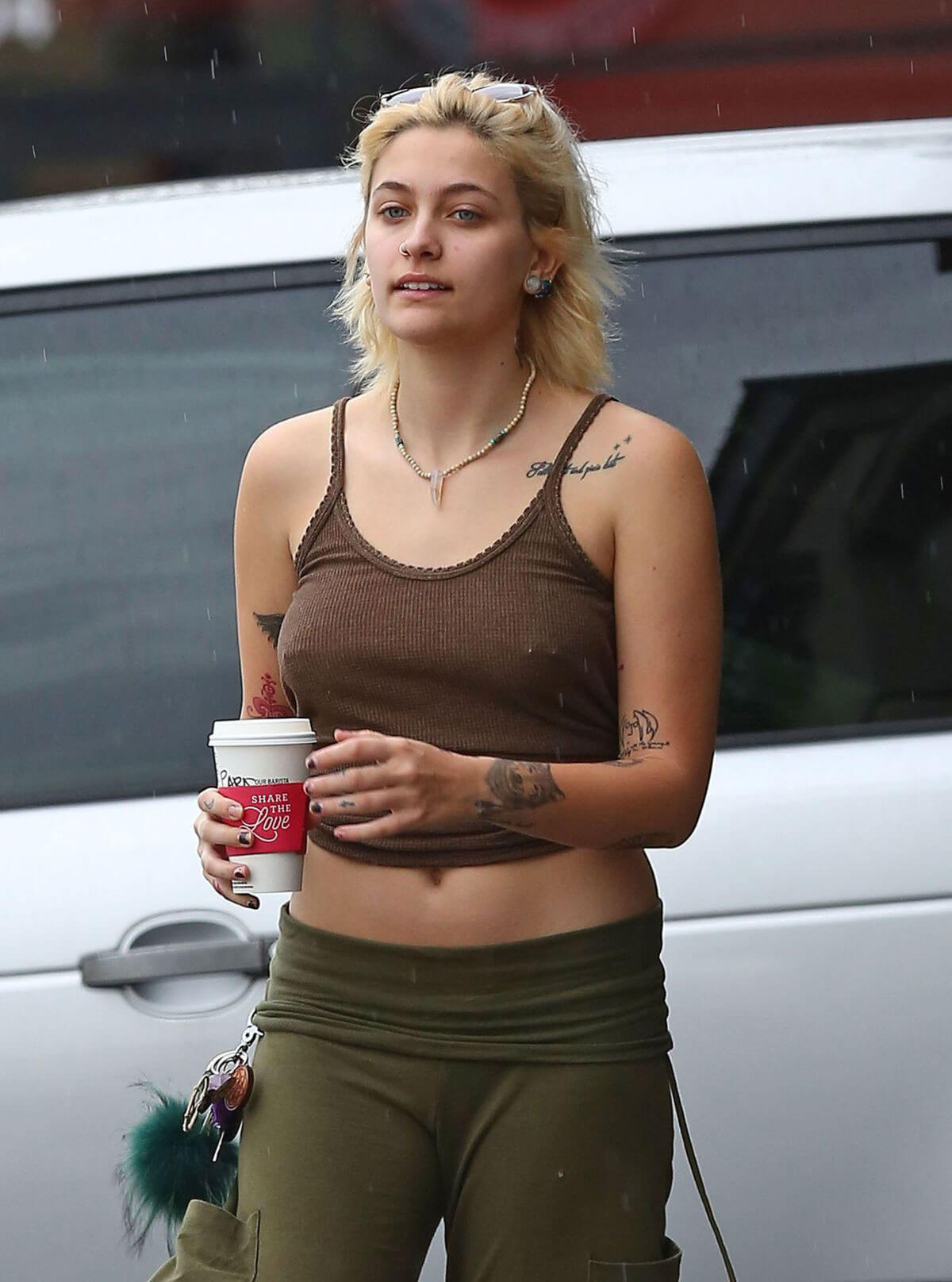 Paris Jackson Out for Coffee in Los Angeles