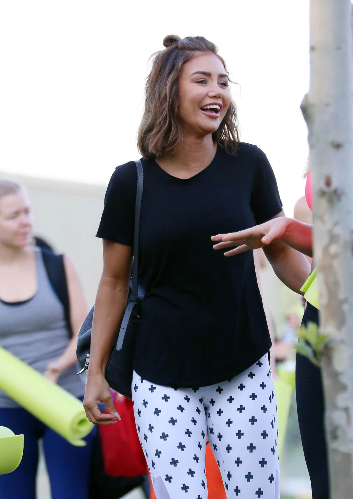 Pia Muehlenbeck Stills at a Yoga Event at Barangaroo in Sydney