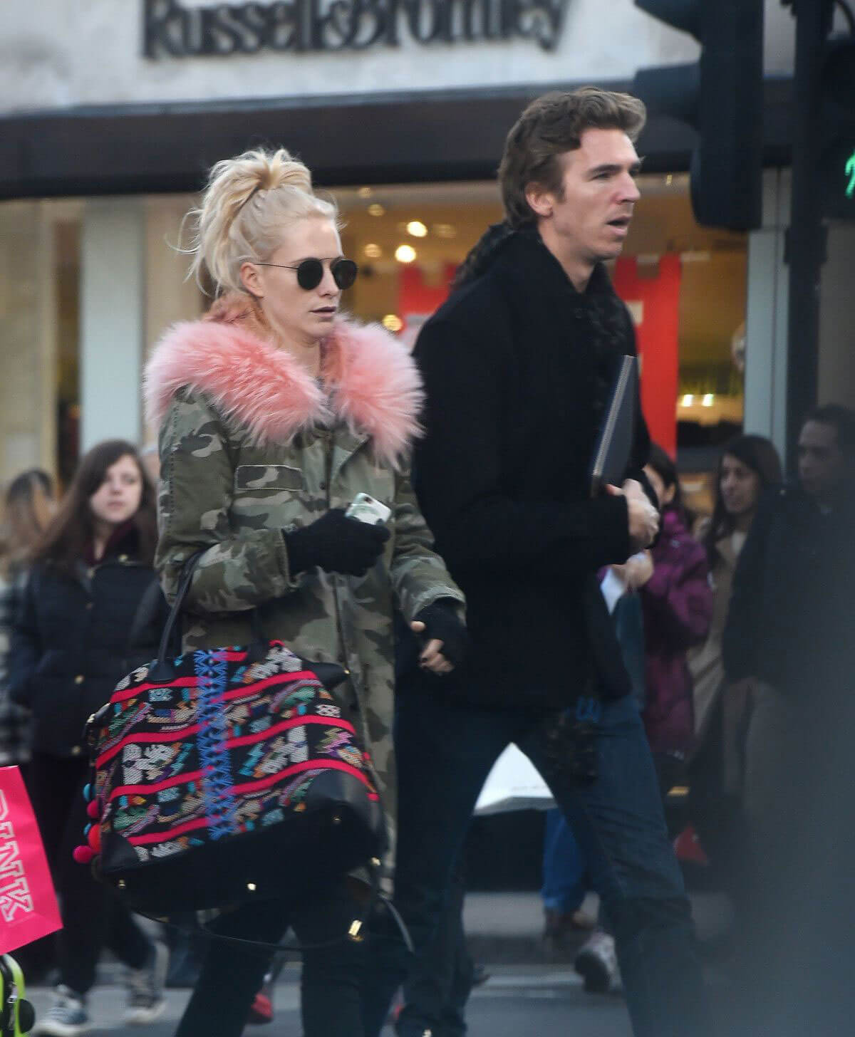 Poppy Delevingne Out for Shopping on Bond Street in London