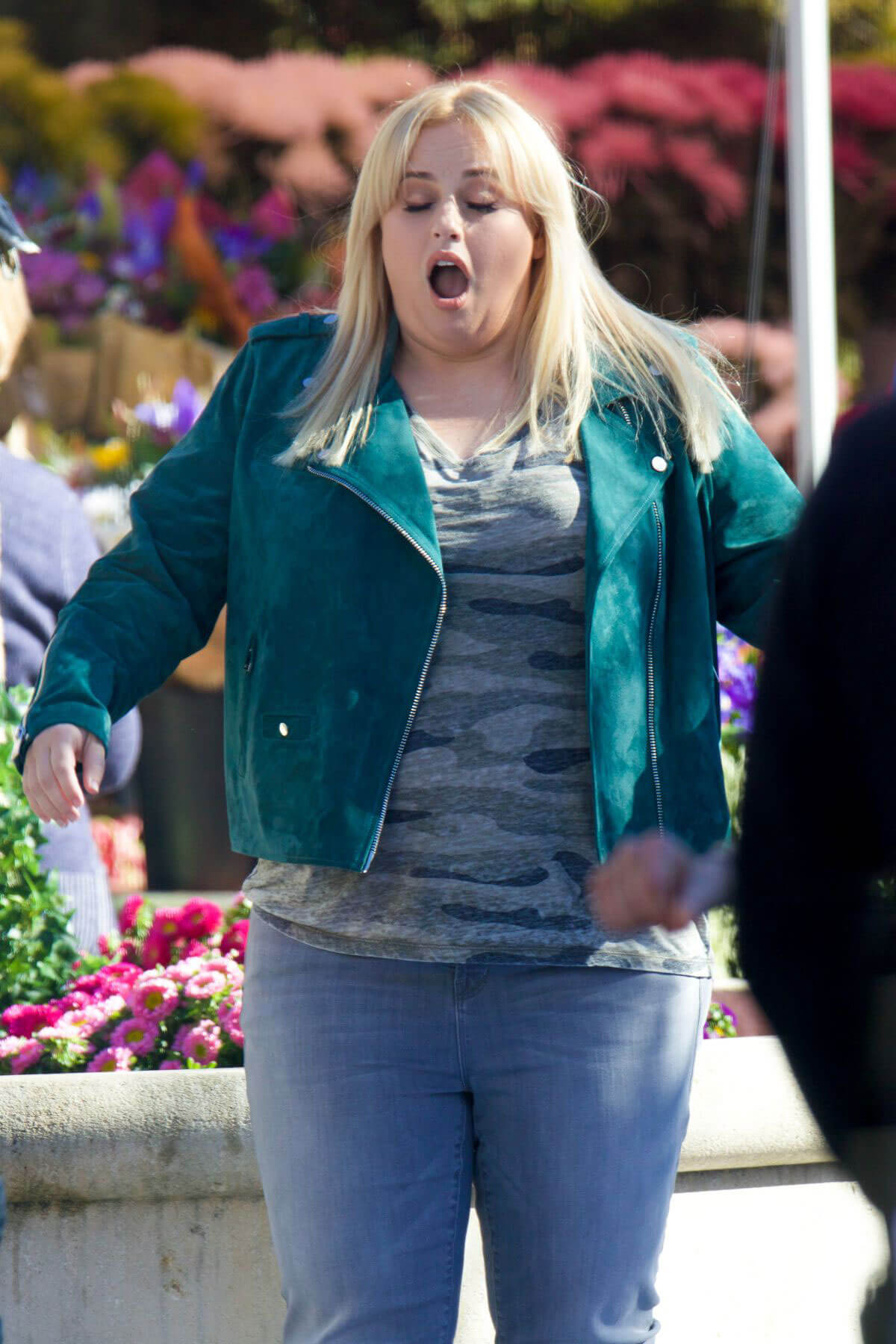 Rebel Wilson Stills on the Set of "Pitch Perfect 3" in Atlanta