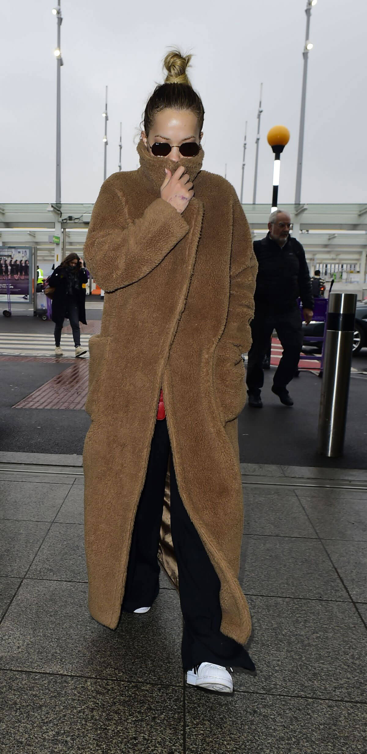 Rita Ora Arrives at Heathrow Airport in London