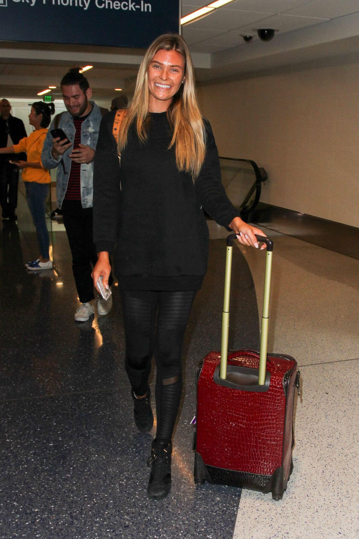 Samantha Hoopes Stills at LAX Airport in Los Angeles