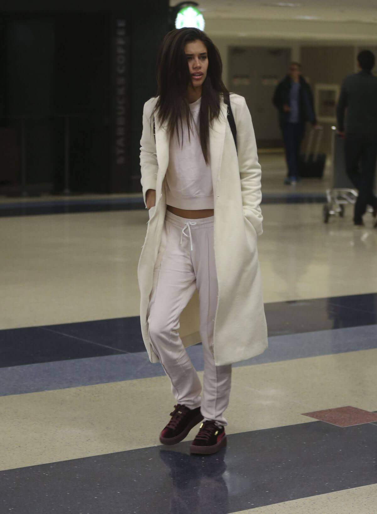 Sara Sampaio at LAX Airport in Los Angeles