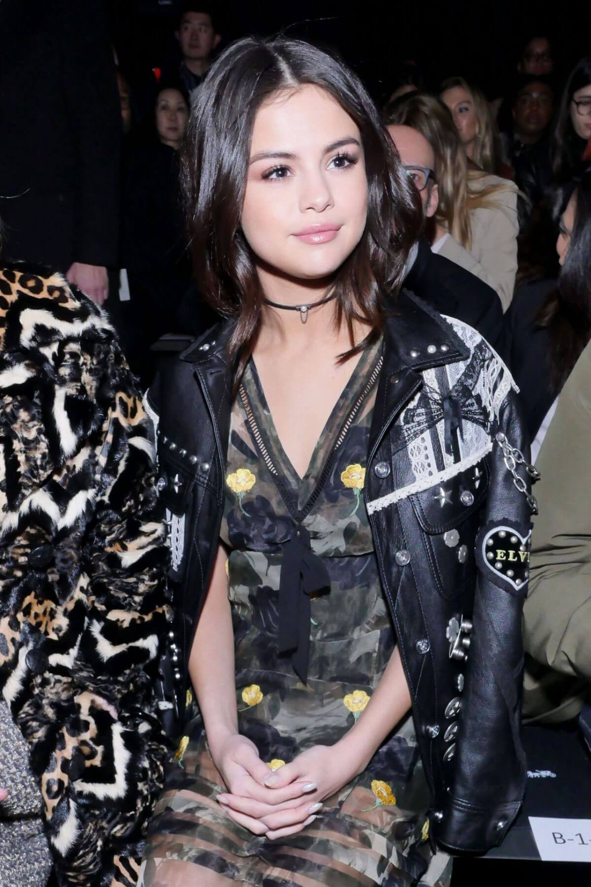 Selena Gomez Stills at Coach Fashion Show at New York Fashion Week